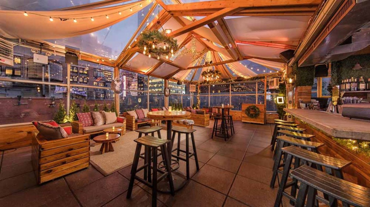 Year-Round Rooftop Bar Dining
