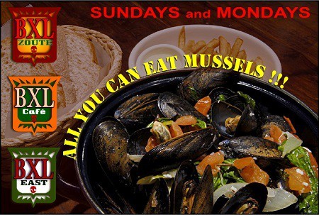 BXL  All You Can Eat Mussels $25