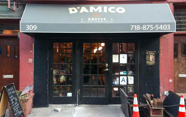 D Amico Coffee Free Coffee with Breakfast