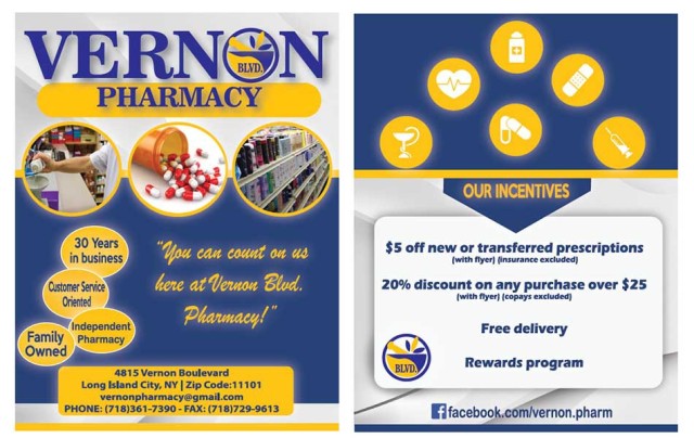 Vernon Blvd Pharmacy Long Island City, NY 11101